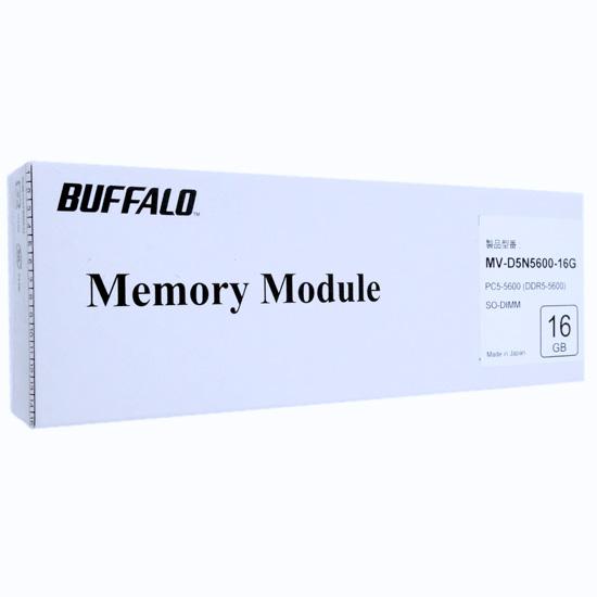BUFFALO　ノート用 MV-D5N5600-16G　SODIMM DDR5 PC5-5600 PC5-44800 16GB