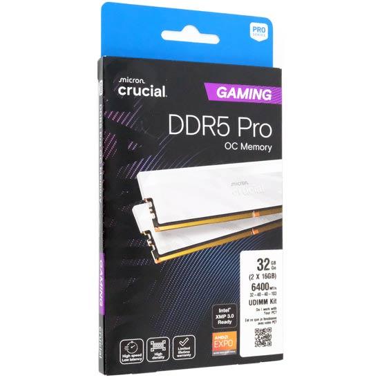 crucial　デスクトップ用 CP2K16G64C32U5W　DDR5 PC5-51200 16GB 2枚組