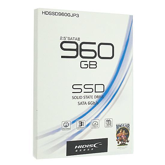 HI-DISC　内蔵2.5インチSSD 960GB　HDSSD960GJP3