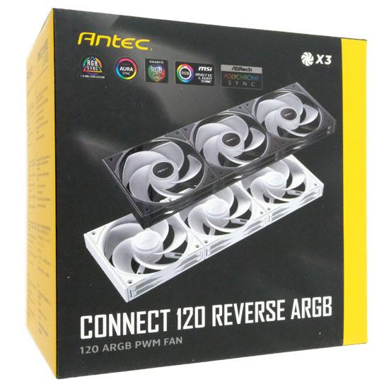 Antec製　ケースファン Connect 120 Reverse ARGB_3PK WHITE