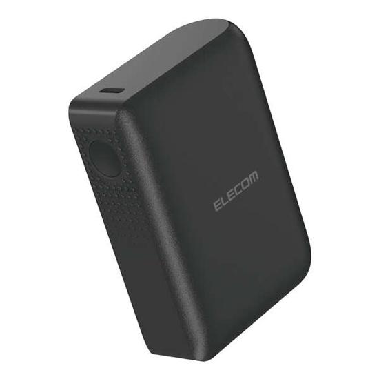 ELECOM　触覚フィードバック搭載 モバイルバッテリー　DE-C78L-10000BK　ブラ･･･