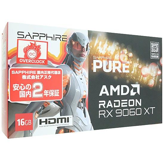 SAPPHIRE　SAPPHIRE PURE Radeon RX 9060 XT GAMING OC 16GB 11350-02-20G　P･･･