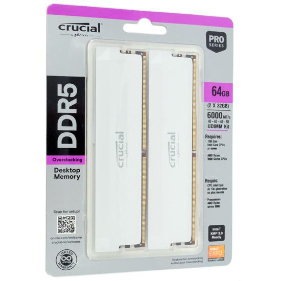crucial　デスクトップ用 CP2K32G60C40U5W　DDR5 PC5-48000 32GB 2枚組