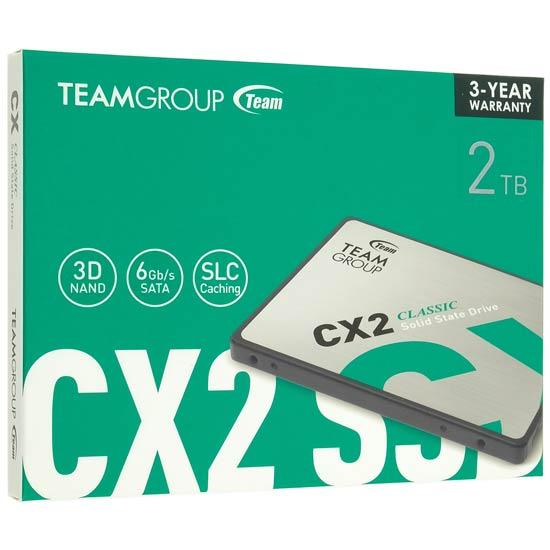 Team　2.5インチ SSD CX2 T253X6002T0C101　2TB 商品画像1：オンラインショップ　エクセラー