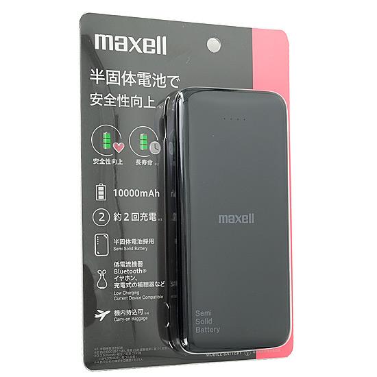 maxell　半固体電池採用モバイル充電バッテリー　MPC-CSSB10000BK　ブラック