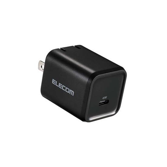 ELECOM　USB Power Delivery 45W AC充電器　ACDC-PD12245BK　ブラック