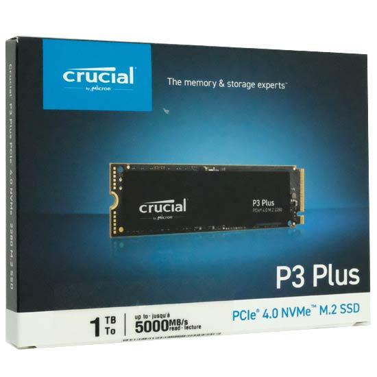 crucial　内蔵型 M.2 SSD　P3 Plus CT1000P3PSSD8　1TB