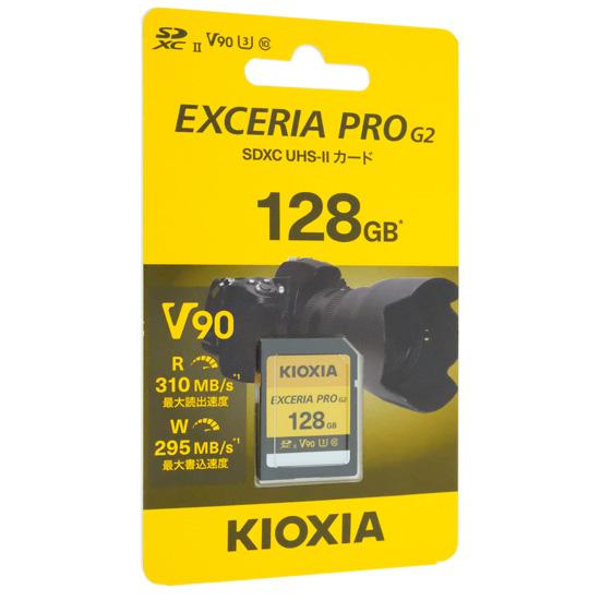 キオクシア　SDXCメモリーカード EXCERIA PRO G2　KSDXU-B128G　128GB