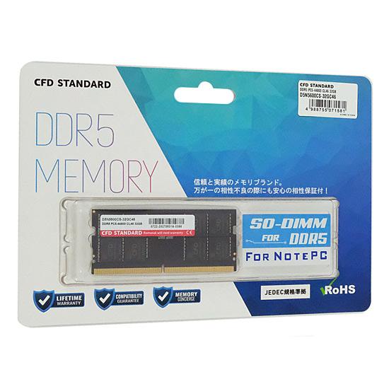 CFD　ノート用 D5N5600CS-32GC46　SODIMM DDR5 PC5-44800 32GB