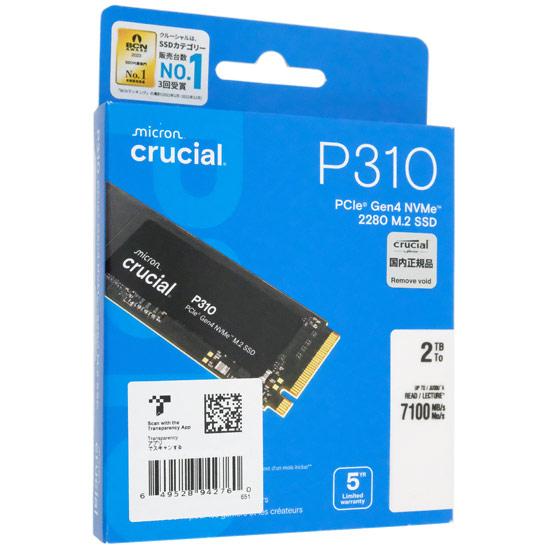 crucial　内蔵型 M.2 SSD　P310 CT2000P310SSD8-JP　2TB