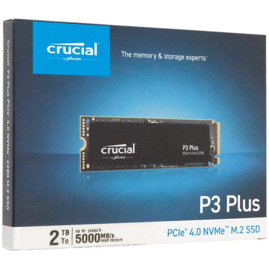 crucial　内蔵型 M.2 SSD　P3 Plus CT2000P3PSSD8　2TB