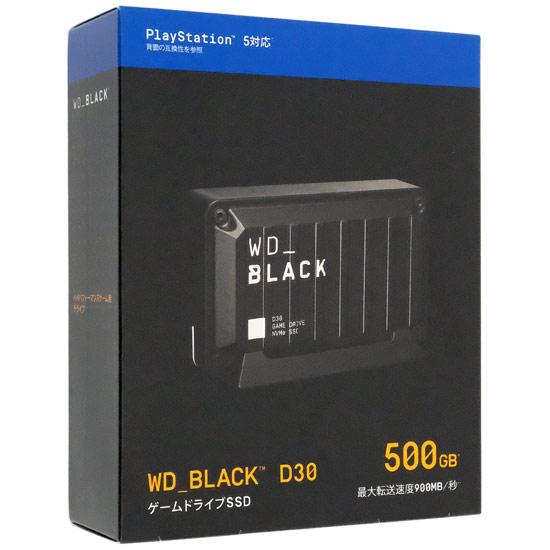 Western Digital製　ゲーム用SSD WD_Black D30 Game Drive SSD WDBATL5000ABK･･･