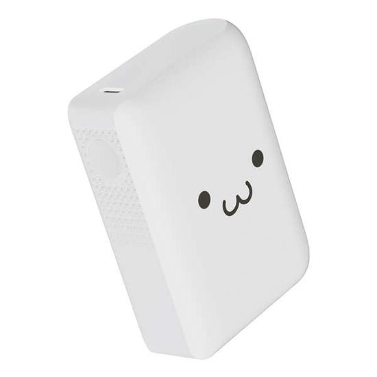 ELECOM　触覚フィードバック搭載 モバイルバッテリー　DE-C78L-10000WF　しろ･･･
