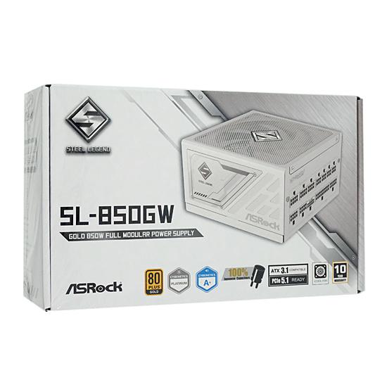 ASRock　電源ユニット Steel Legend SL-850GW　ホワイト