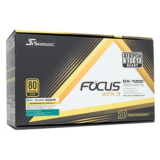 Seasonic　PC電源 FOCUS GX-1000 White ATX 3 (2024)　SRP-FGX102-A5A32SF-WH･･･