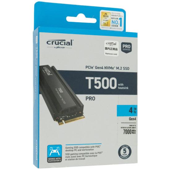crucial　内蔵型 M.2 SSD　T500 CT4000T500SSD5JP　4TB