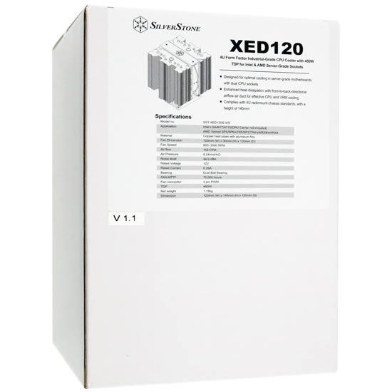 SILVERSTONE　CPUクーラー SST-XED120S-WS