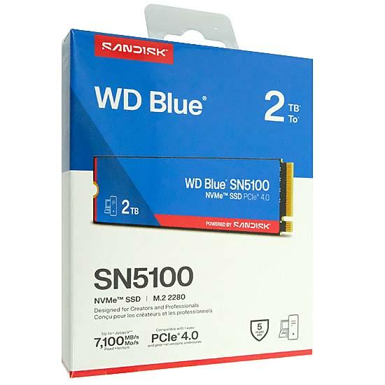 SANDISK　WD Blue SN5100 NVMe　WDS200T5B0E　2TB