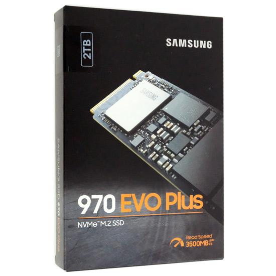 SAMSUNG製 SSD　970 EVO Plus MZ-V7S2T0B/IT　2TB