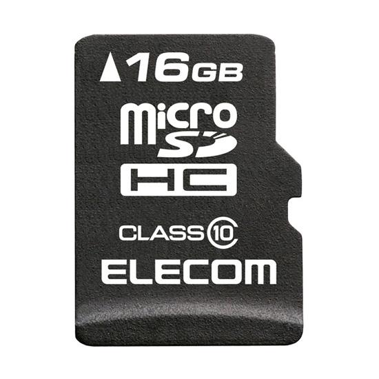 ELECOM　microSDHCメモリーカード　MF-MSD016GC10R　16GB