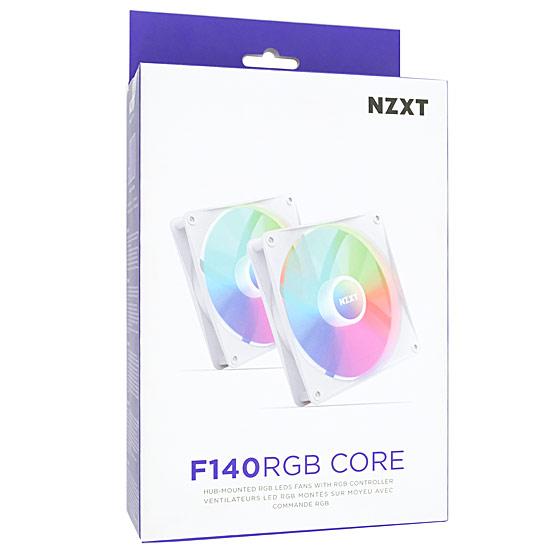 NZXT　PCケースファン F140 RGB Core Twin Pack　RF-C14DF-W1　ホワイト