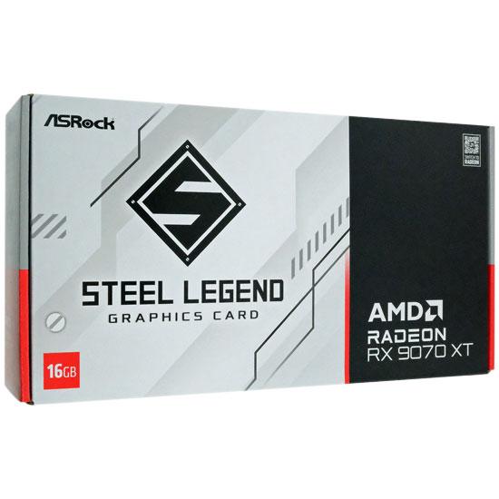 ASRock グラボ　Radeon RX 9070 XT Steel Legend 16GB　PCIExp 16GB 商品画像1：オンラインショップ　エクセラー