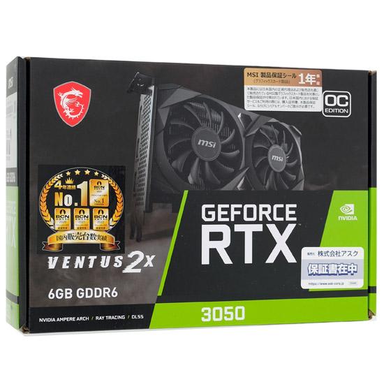 MSI グラボ　GeForce RTX 3050 VENTUS 2X E 6G OC　PCIExp 6GB