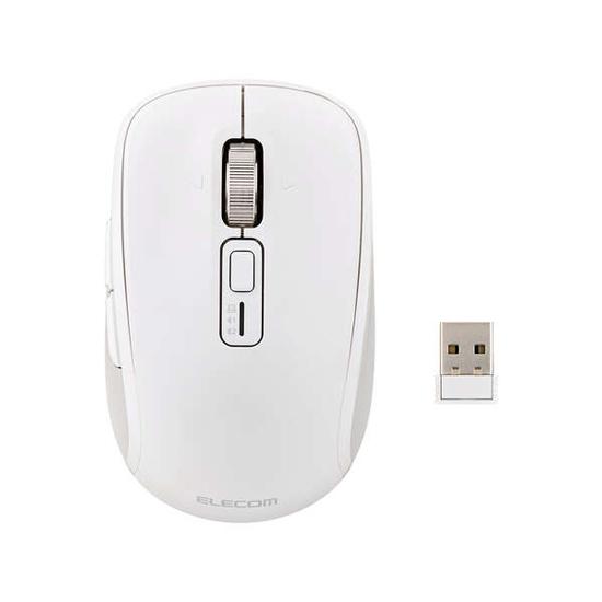 ELECOM　OSMOD 8 USB無線/Bluetoothマウス チルト付8ボタンMサイズ　M-MY50MB･･･