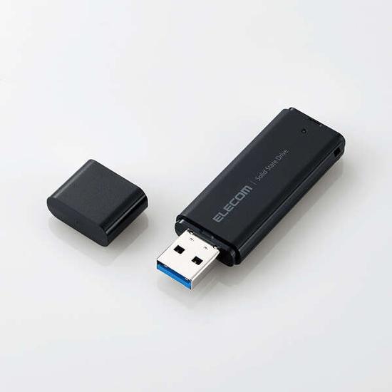 ELECOM　外付けポータブルSSD　ESD-EYB0500GBK　ブラック　500GB