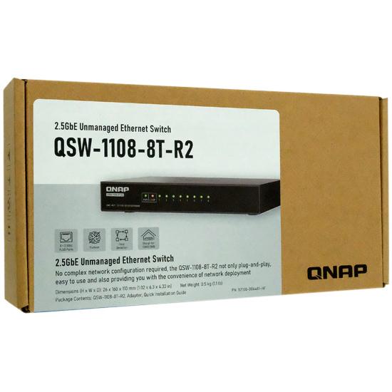 QNAP　8ポート アンマネージドスイッチ　QSW-1108-8T-R2