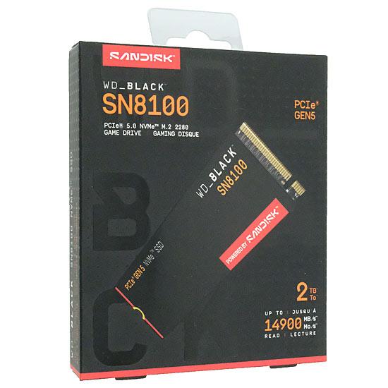 Western Digital SSD　WD_Black SN8100 NVMe SSD　WDS200T1X0M　2TB