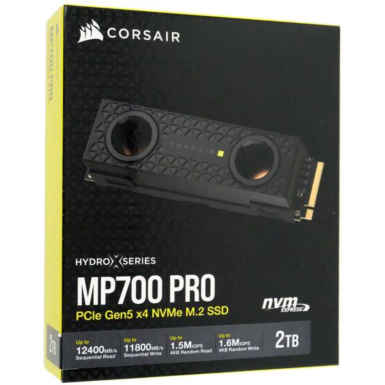Corsair　SSD MP700 PRO Hydro X Series CSSD-F2000GBMP700PHX　BLACK