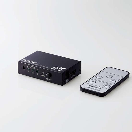ELECOM　HDMI切替器(3ポート)　DH-SW4KP31BK