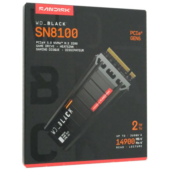 Sandisk SSD　WD_Black SN8100 NVMe SSD　WDS200T1XHM　2TB