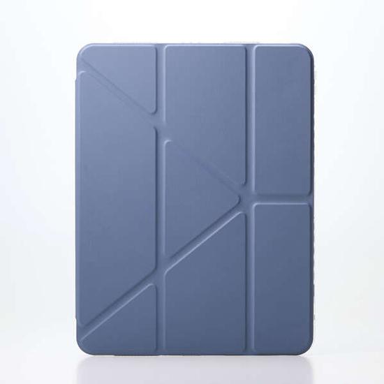 ELECOM　11インチiPad Air(M4/M3/M2) ORIGAMIXケース 背面クリア　TB-A26MWVO･･･