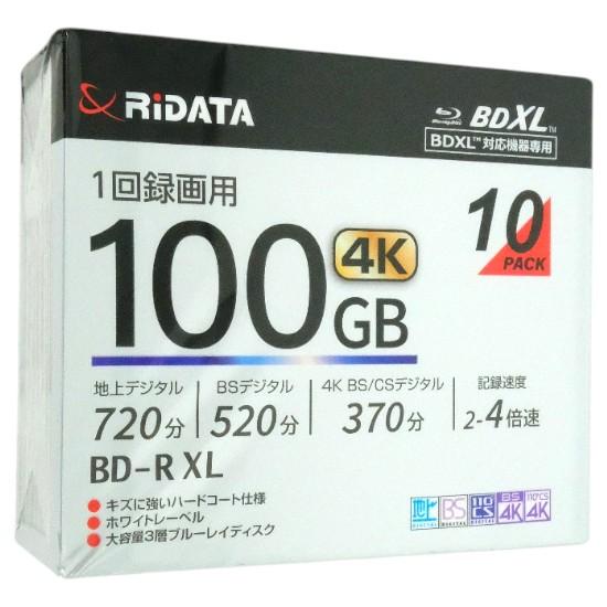 RiTEK　ブルーレイディスク RIDATA BD-R520PW4X.10PSCB　BD-R XL 4倍速 10枚･･･