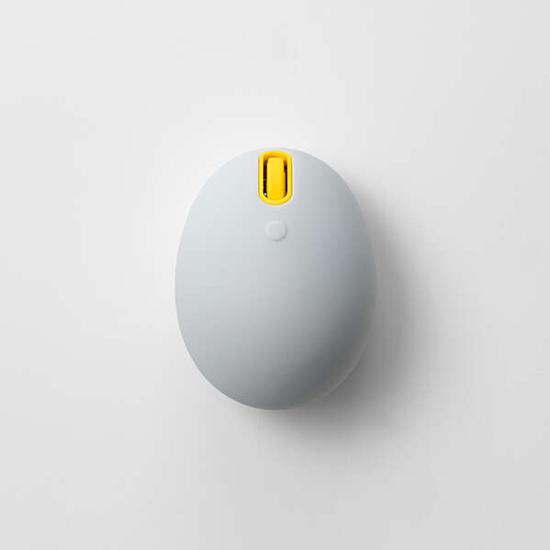 ELECOM　EGG MOUSE Bluetooth 静音マウス 4ボタン　M-EGG40BBXSSYL　イエロー