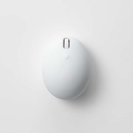 ELECOM　EGG MOUSE Bluetooth 静音マウス 4ボタン　M-EGG40BBXSSWH　ホワイト