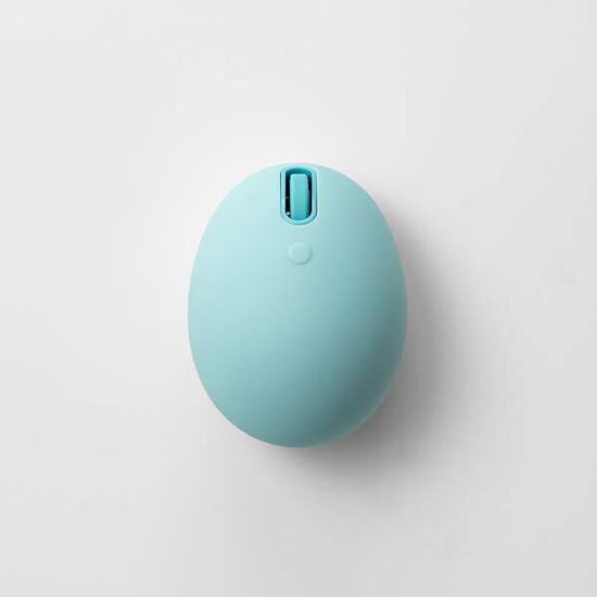 ELECOM　EGG MOUSE Bluetooth 静音マウス 4ボタン　M-EGG40BBXSSBU　ティール･･･