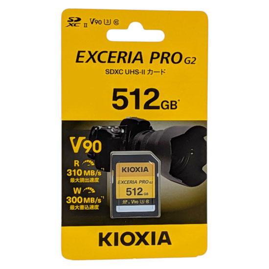 キオクシア　SDXCメモリーカード EXCERIA PRO G2　KSDXU-B512G　512GB