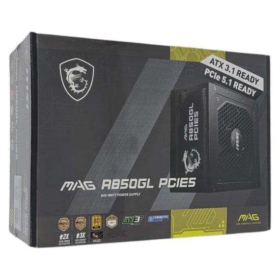 MSI　PC電源ユニット MAG A850GL PCIE5　850W