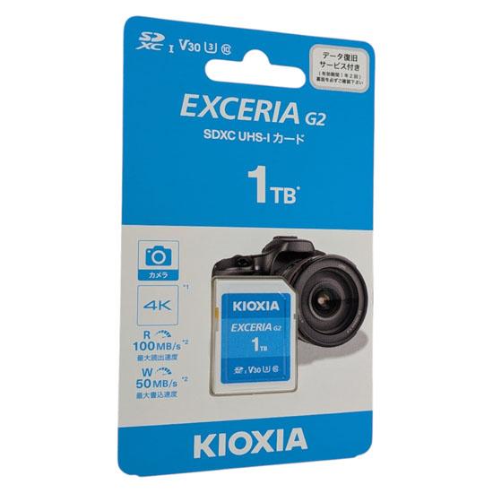 キオクシア　SDXCメモリーカード EXCERIA G2　KSDU-B001TBK　1TB
