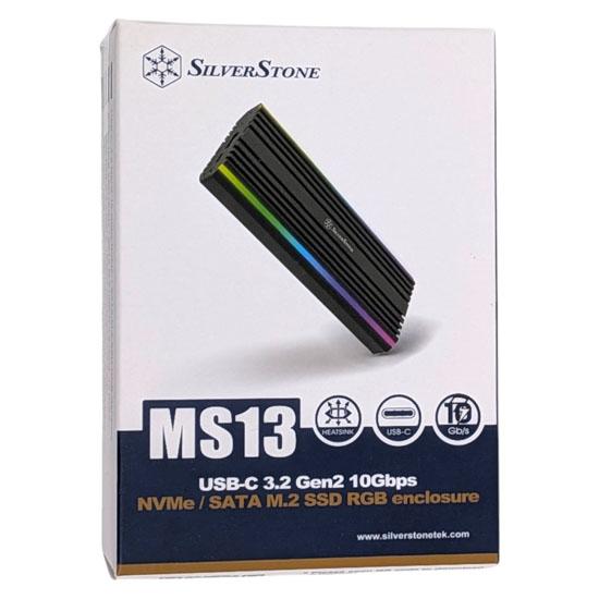 SILVERSTONE　SSDケース　SST-MS13　黒