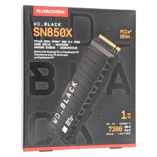 Sandisk　内蔵SSD WD_Black SN850X NVMe SSD　WDS100T2XHE