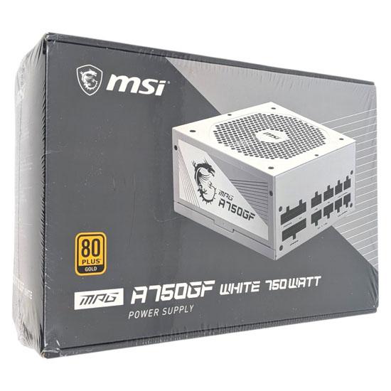 MSI　PC電源ユニット　MPG A750GF WHITE　750W