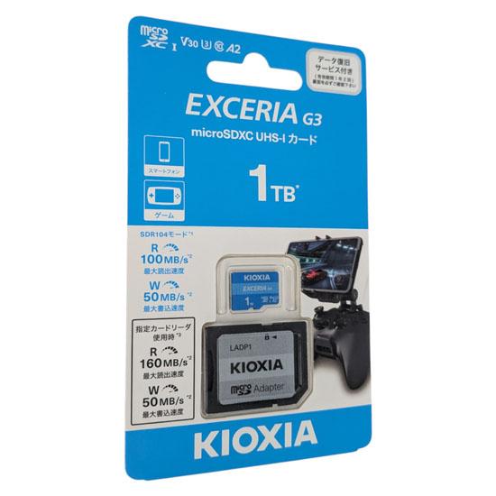 キオクシア　microSDXCメモリーカード EXCERIA G3　KMU-C001TBK　1TB