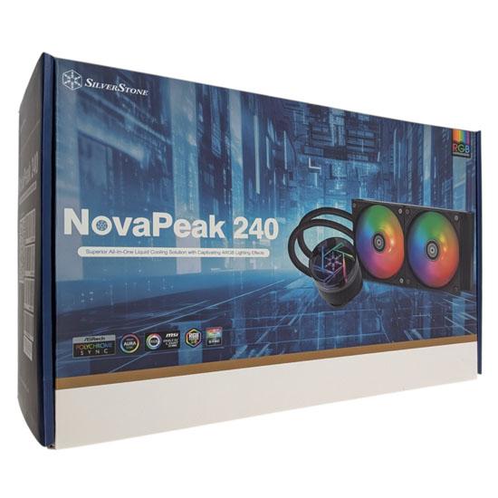 SILVERSTONE　水冷クーラー NovaPeak　SST-NP240-ARGB