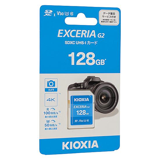 キオクシア　SDXCメモリーカード EXCERIA G2　KSDU-B128GBK　128GB