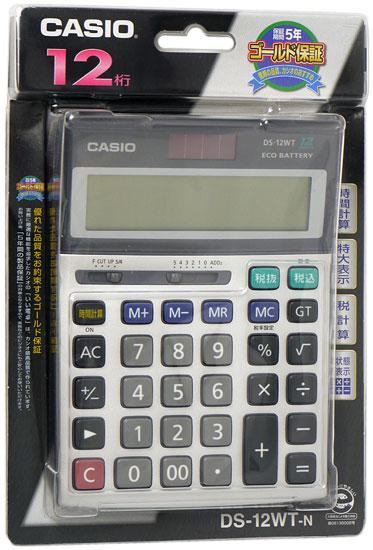 CASIO製　実務電卓 12桁　DS-12WT-N