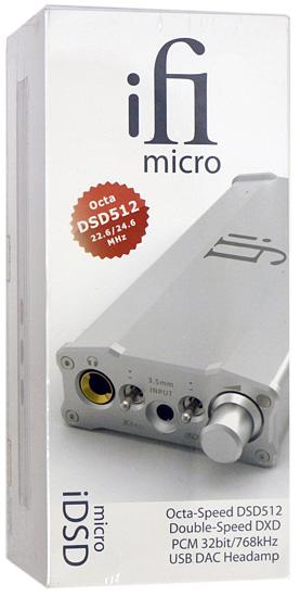iFi Audio　ヘッドフォンアンプ iFi micro iDSD